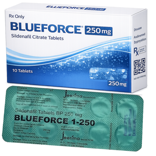Blueforce 1 – 250mg : cena za 2 balení - 20ks tabliet