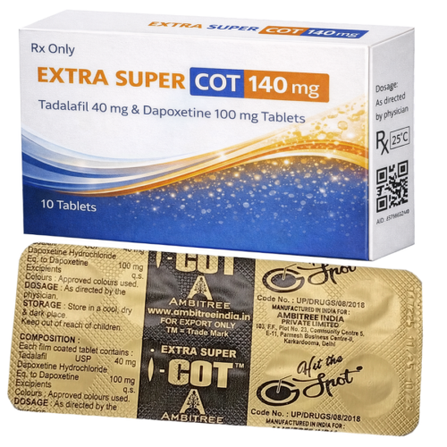 Extra Super Cot 140mg : cena za 2 balení - 20ks tablet