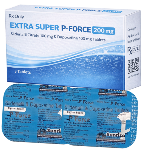 Extra Super P-Force 200mg : cena za 2 balení - 8ks tablet
