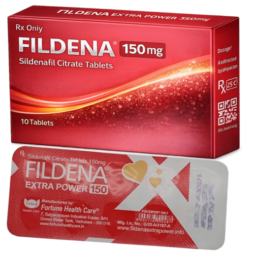Fildena Extra Power 150mg : cena za 2 balení - 20ks tablet
