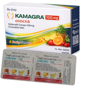 Kamagra ovocné cukříky 100mg : cena za 2 balení - 8ks tablet