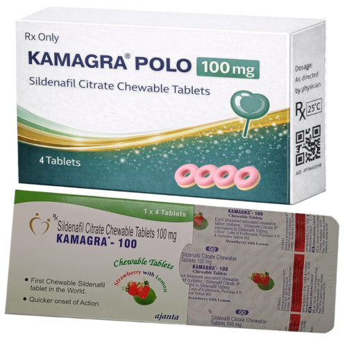 Kamagra Polo 100mg : cena za 2 balení - 8ks tablet