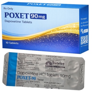 Poxet 90mg Dapoxetine : cena za 2 balení - 20ks tablet