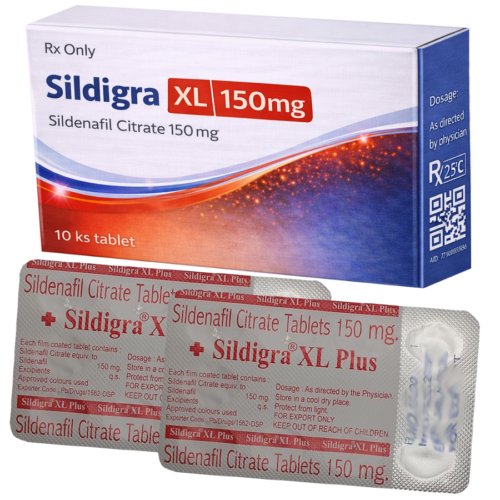Sildigra XL 150mg : cena za 2 balení - 20ks tablet