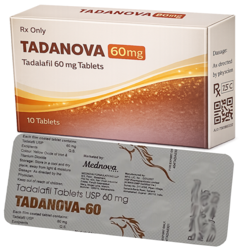 Tadanova 60mg – Cialis : cena za 2 balení - 20ks tablet