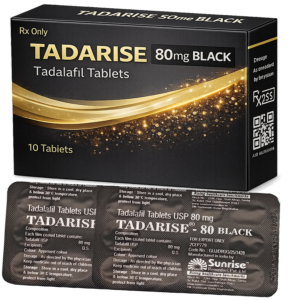 Tadarise 80mg Black – Cialis : cena za 2 balení - 20ks tablet
