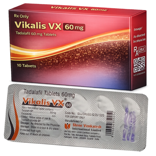 Vikalis VX 60mg : cena za 2 balení - 20ks tablet